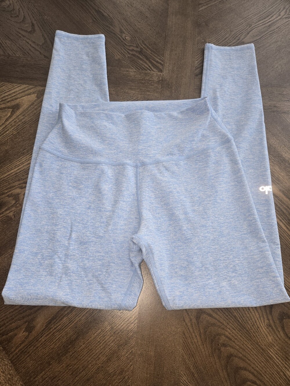 Alo Yoga Alosoft Legging in a Blue Heather sz MEDIUM - Picture 2 of 3